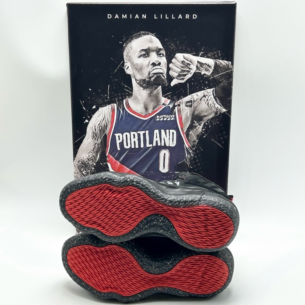 🏀⛹🏽⏰💵⚠️🔴⚫️⚪️adidas - Dame 7 Opponent Advisory Sneakers. - Picture 14 of 16